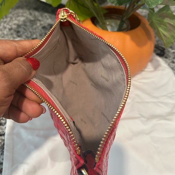 Brahmin Punchy Coral Millie Wristlet - Picture 7 of 10